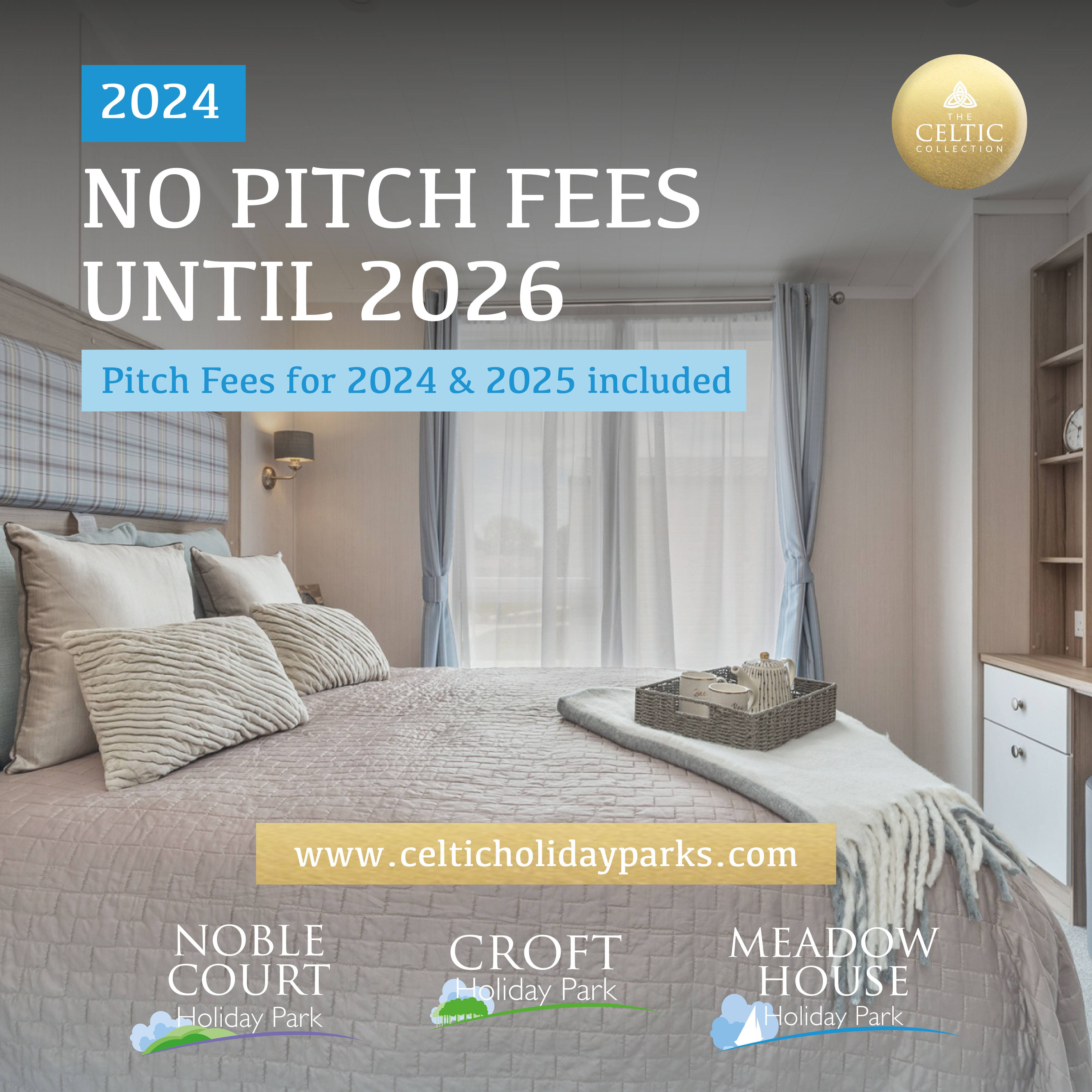 No Pitch Fees Until 2026 Across Celtic Holiday Parks