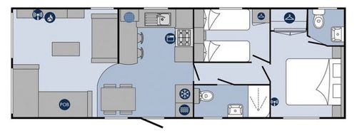 Regal Kensington 2018 2 Bed Floor Plan