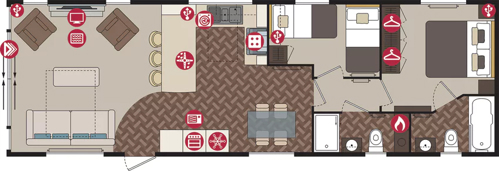 Pemberton Park Lane 2023 2 Bed Floor Plan